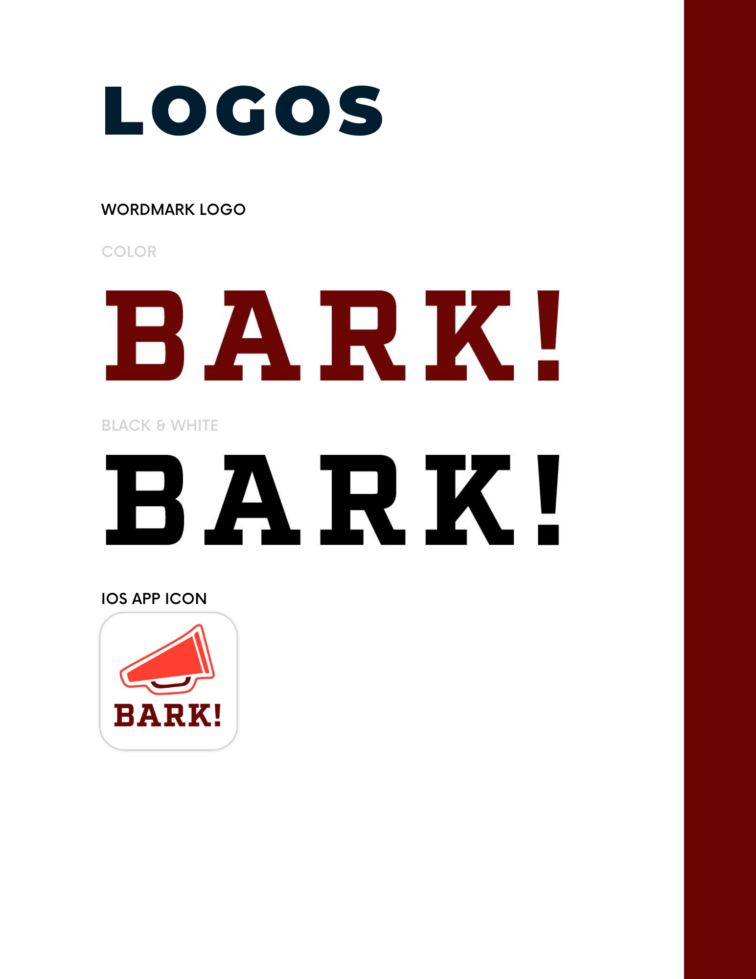 Page 3 from style guide.