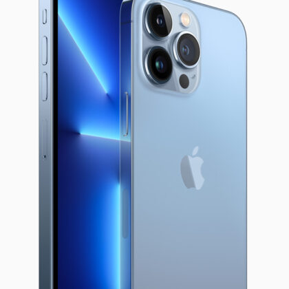 iPhone 13 Pro and 13 Pro Max in Sierra Blue